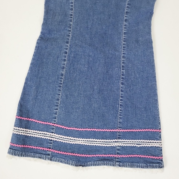 Vintage GUESS denim mini dress halter - Picture 4 of 10